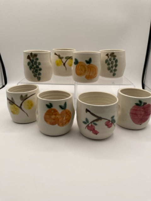 Porcelain Juice Cups In Assorted Designs