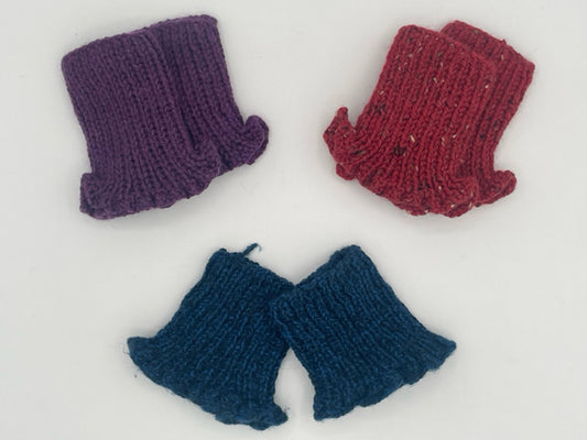 Women's Knit Wool Wrist Warmers