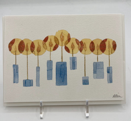 Hanukkah Candles Card