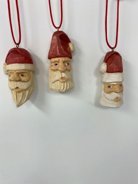 Santa Ornament with Eyes