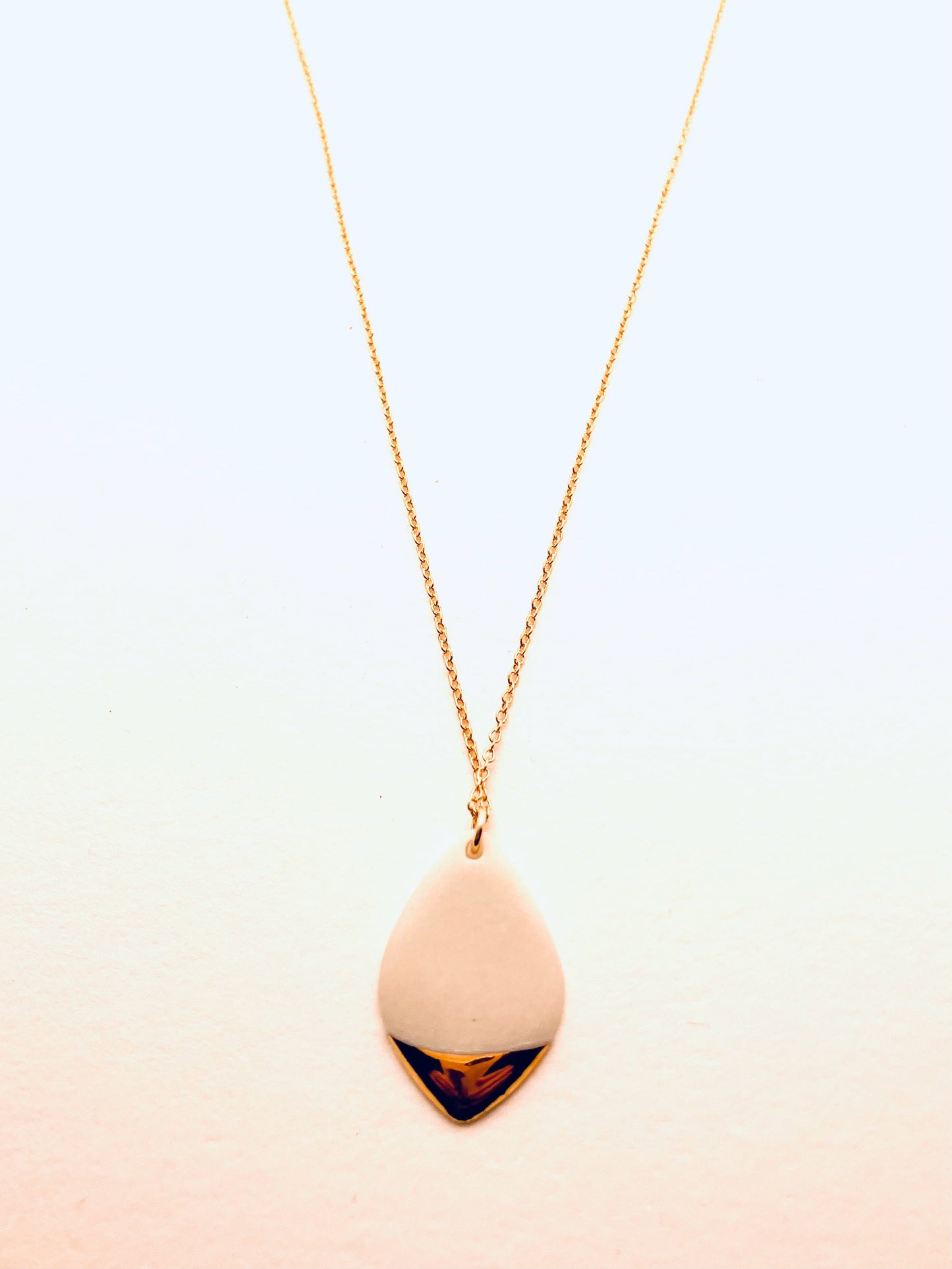 Marquise Necklace, White