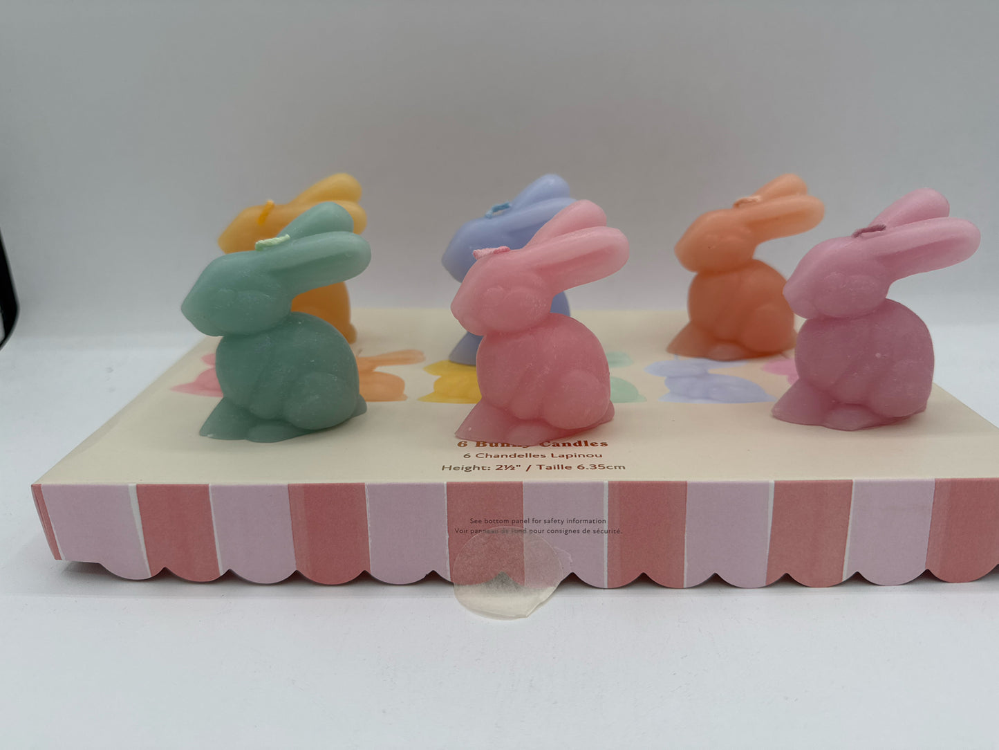 Bunny Candles in a Boxed Set