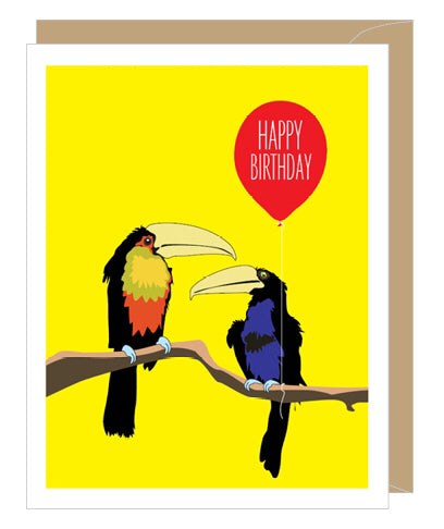 Toucans Birthday Card