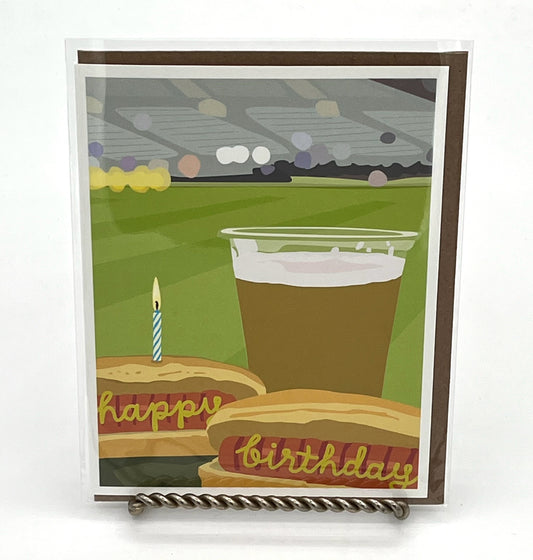 Stadium Birthday Card