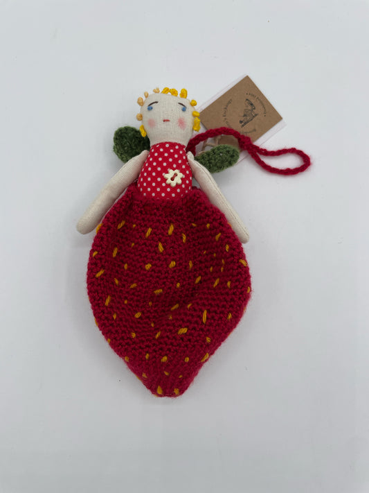 Doll in a Strawberry Bag