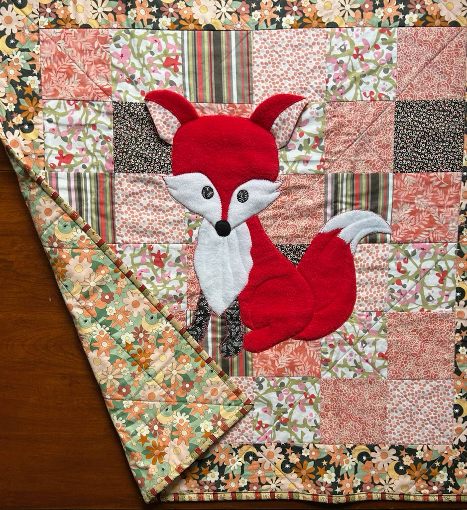 Baby Quilt with Fox