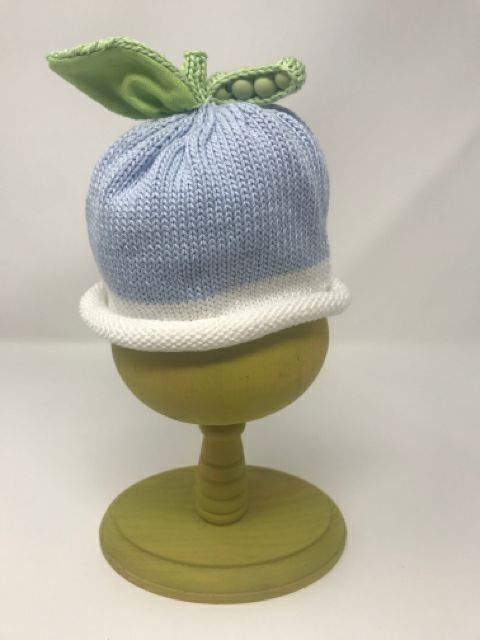 6-9 M Blue with White Brim Sweet Pea Hat