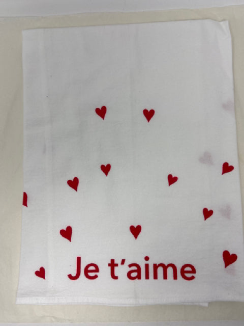 Je t'aime Tea Towel