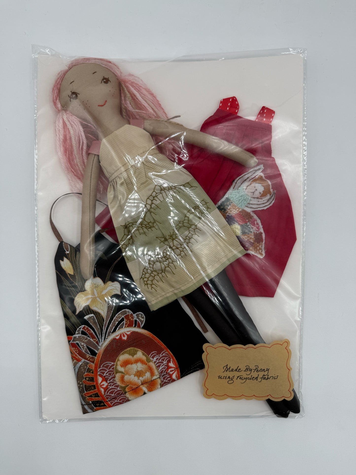 13" Doll with three outfits