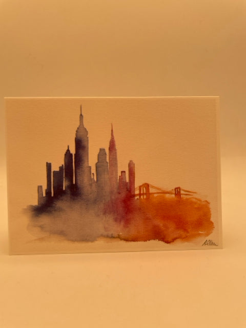 Rainbow Skyline Card