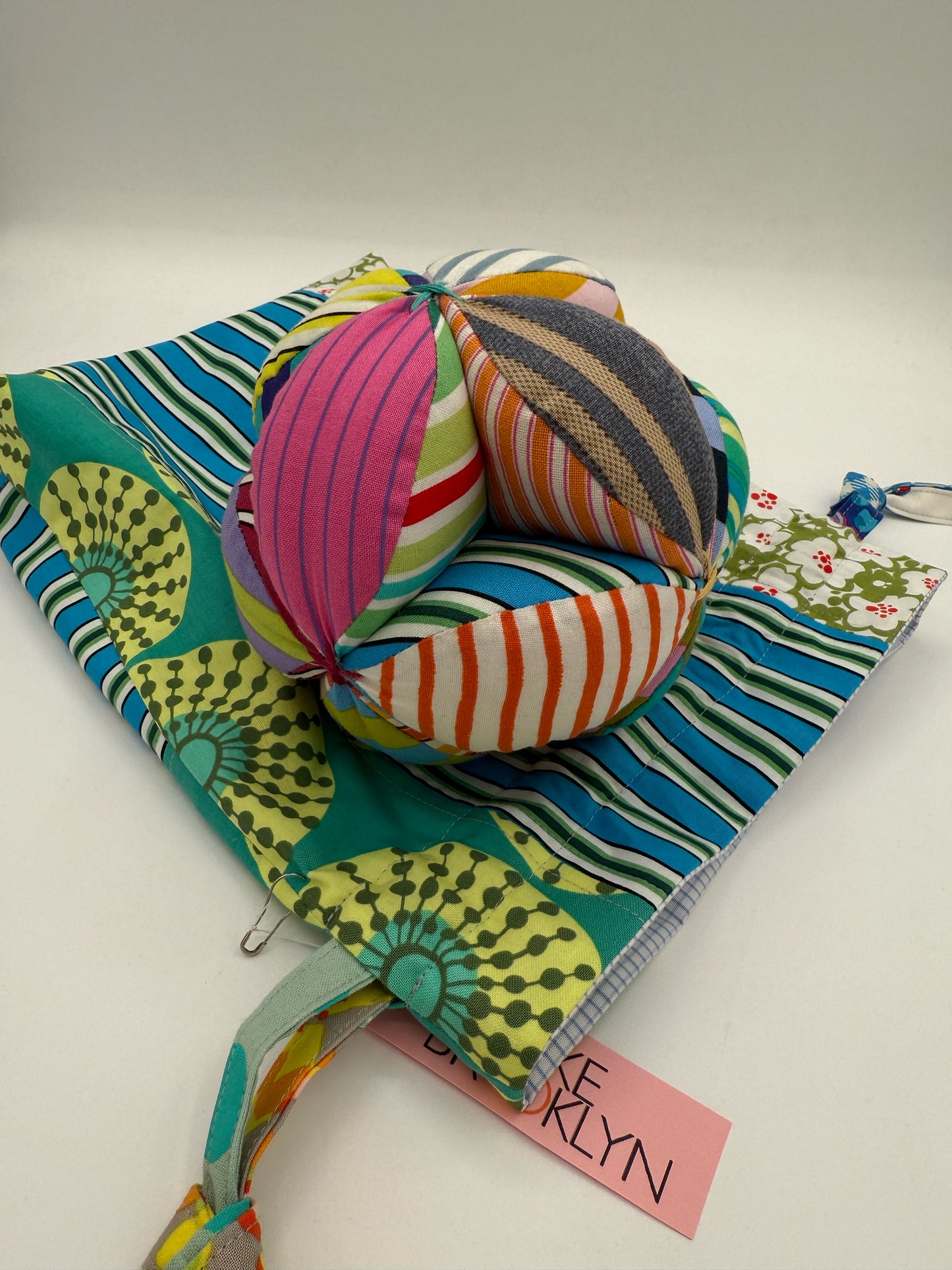 Happy Ball and Bag: Stripes