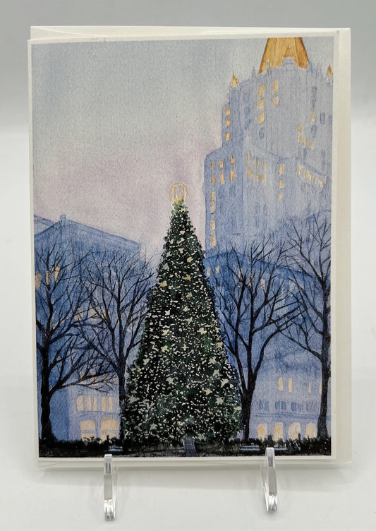 City Tree Christmas Card