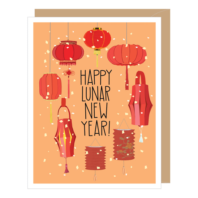 Lunar New Year Lanterns Card