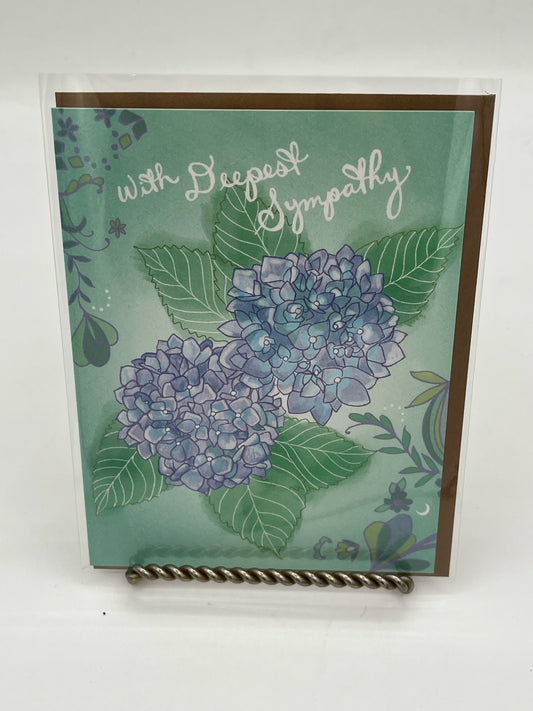 Hydrangea Sympathy Card