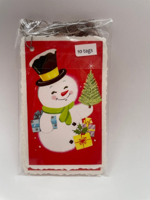 Snowman Christmas Gift Tags