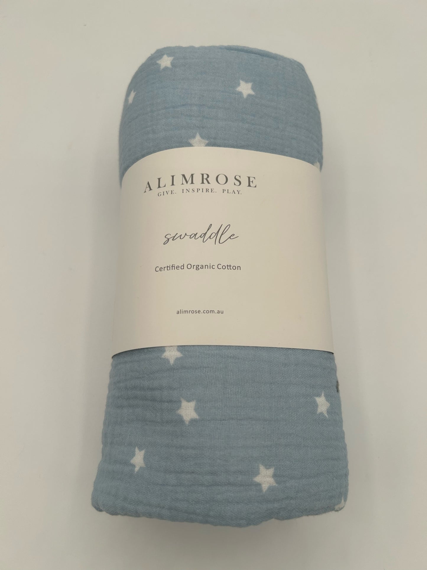 Swaddle - Muslin Starry Night Baby Blue