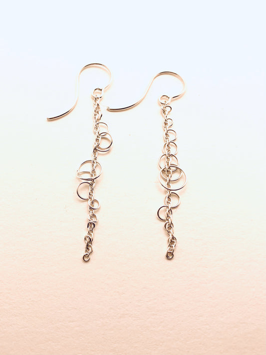 Sterling Silver Caterpillar Earrings