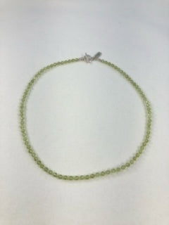 Peridot Hill Tribe and Sterling Silver Necklace