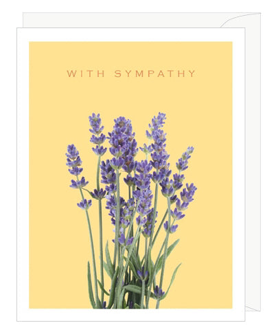 Lavender Sympathy Card