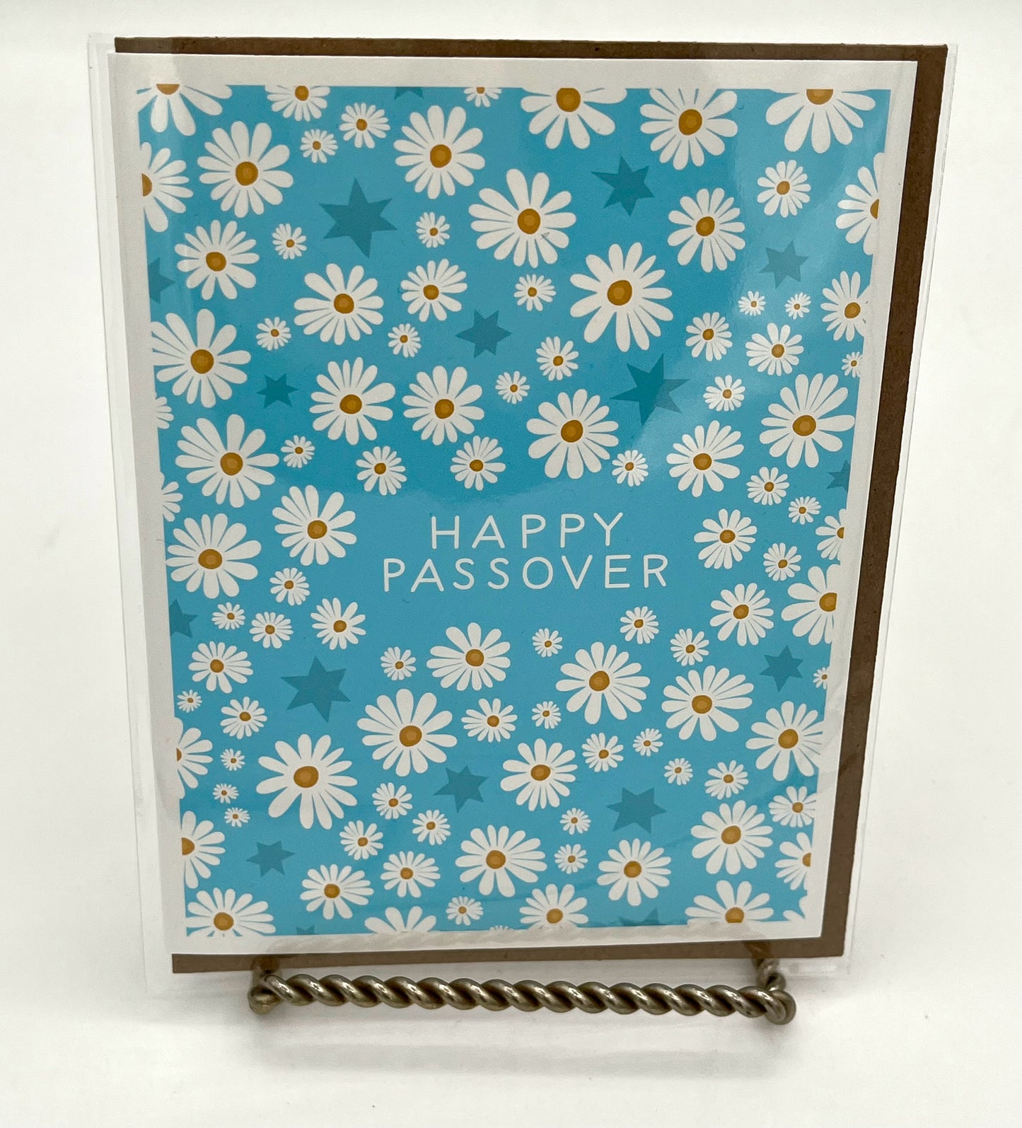 White Daisies Passover Card