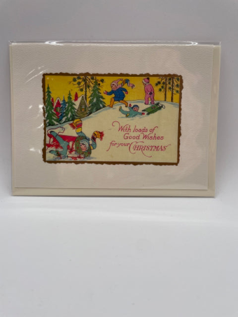 Christmas Sledders Card