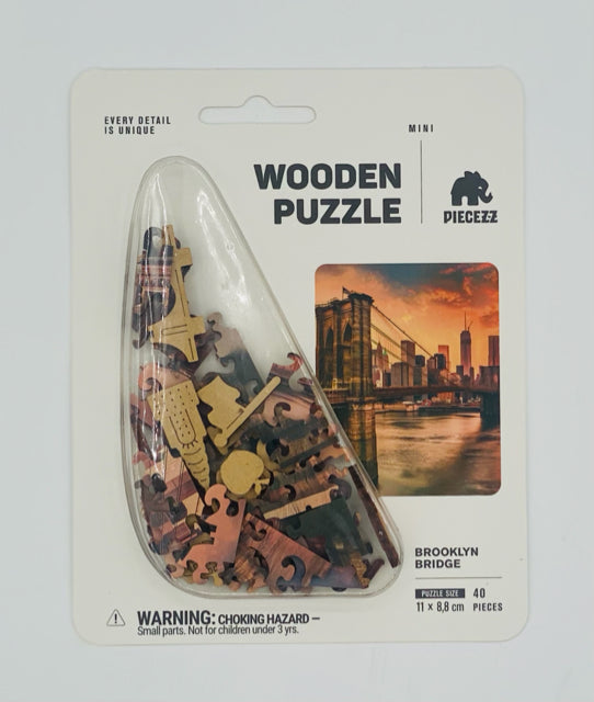 40 Piece Brooklyn Bridge Wooden Puzzle