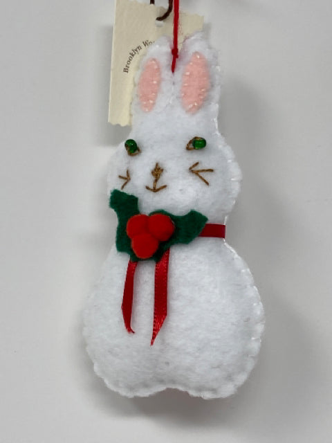 Felt Bunny Ornament