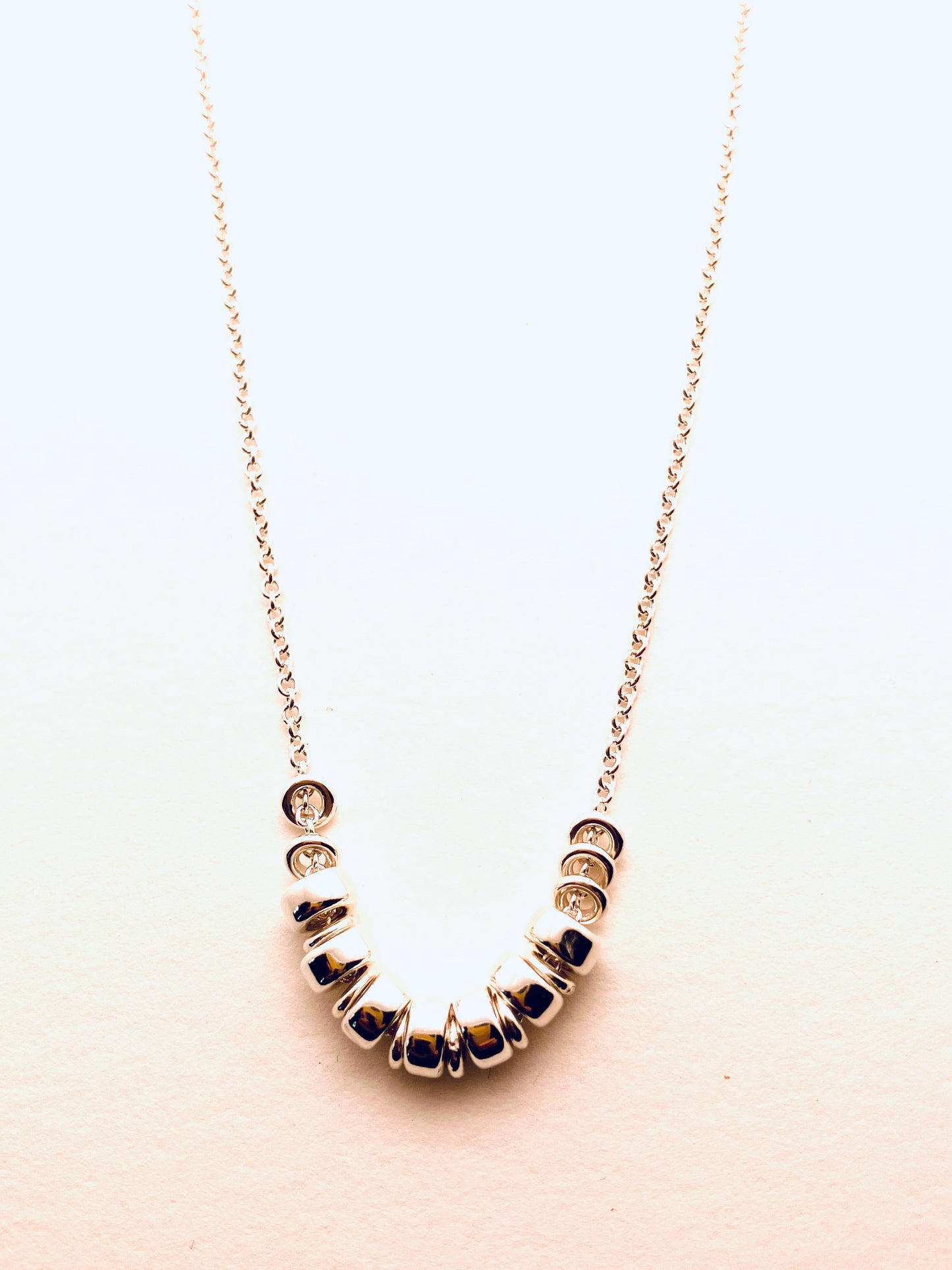 Sterling Silver Roundel Necklace