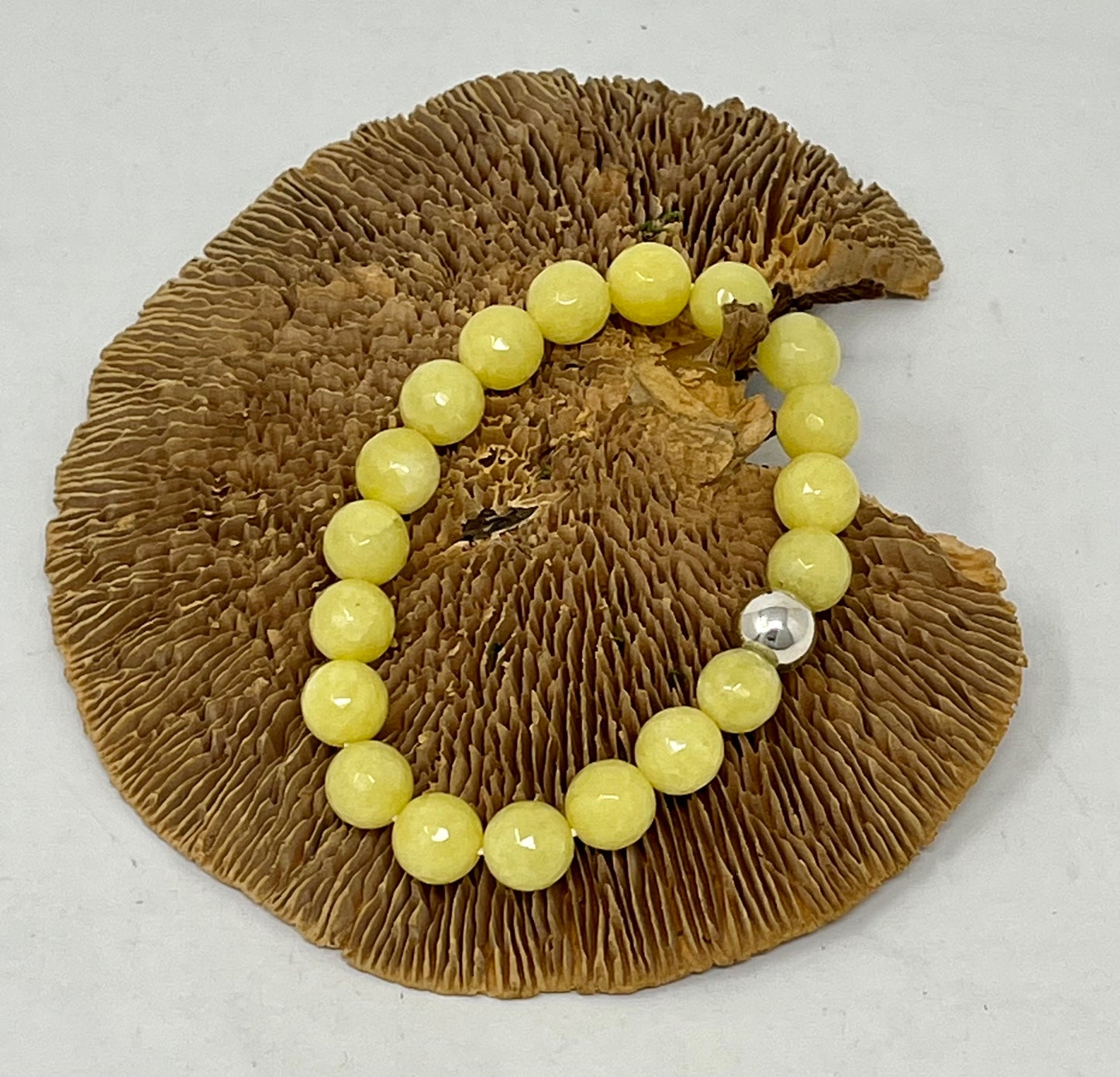 Large Yellow Jade Bracelet