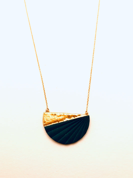 Chilton Wide Necklace, Teal