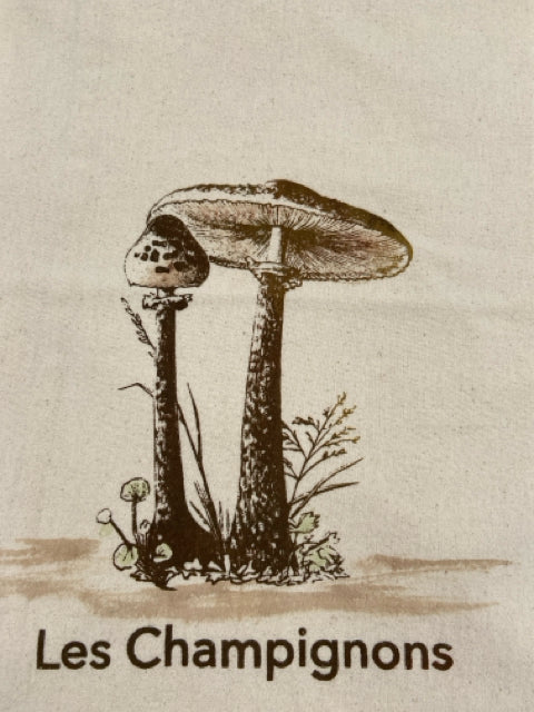 Les Champignons Tea Towel