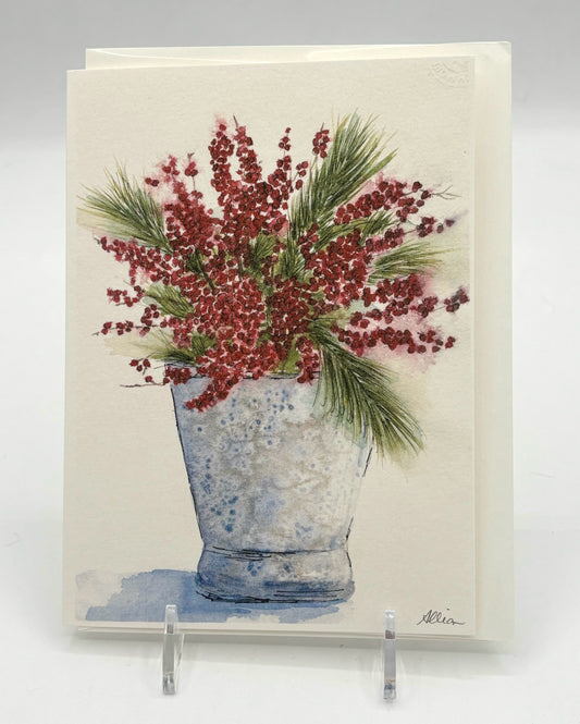 Red Berries Christmas Card