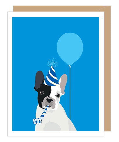 Frenchie Birthday Card