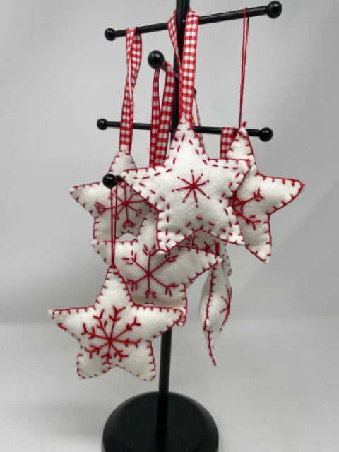 White Scandinavian Star Ornament