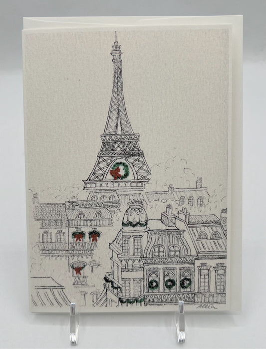 Paris Christmas Card