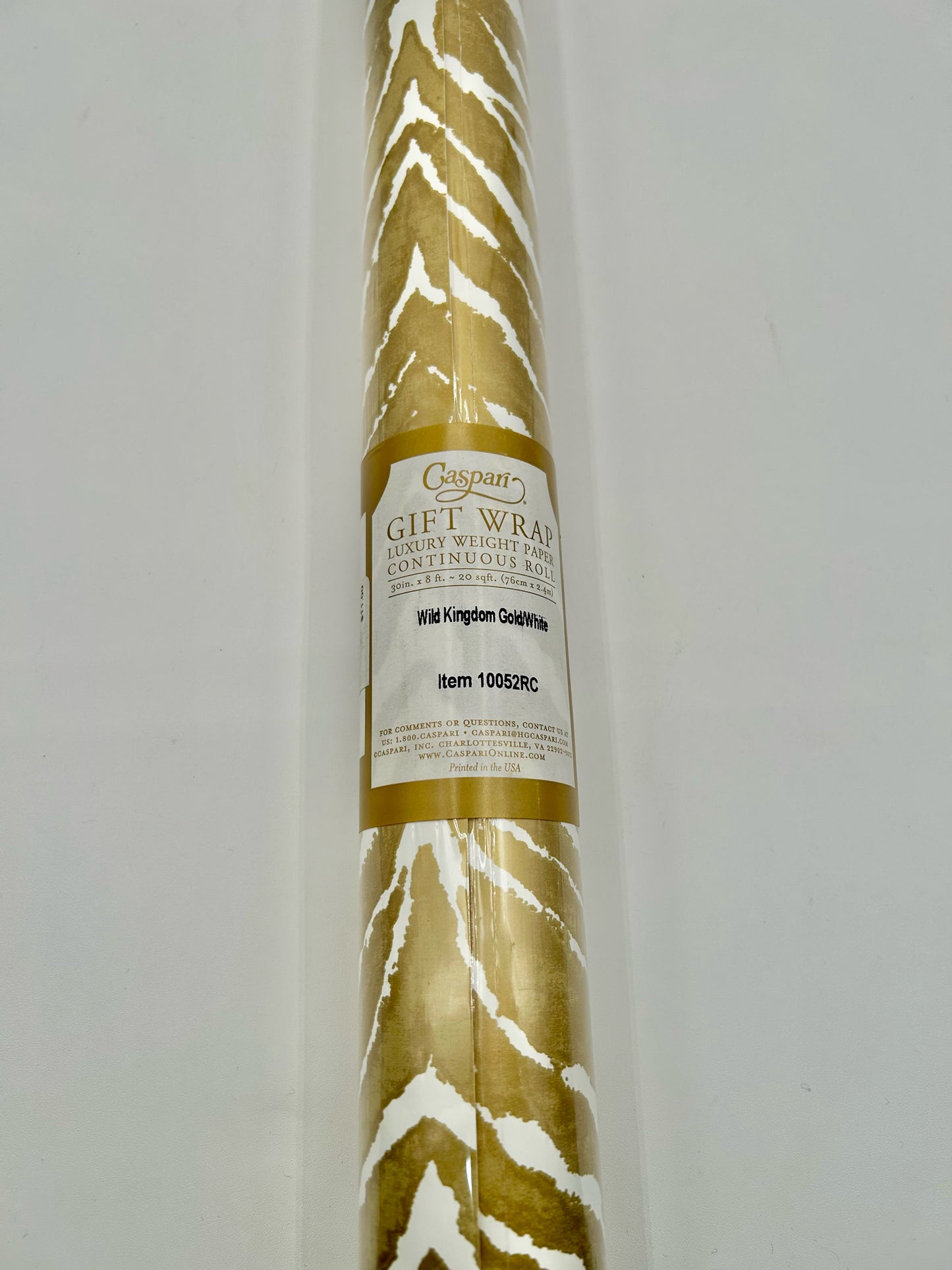 Go Wild Kingdom Gold/White Wrap