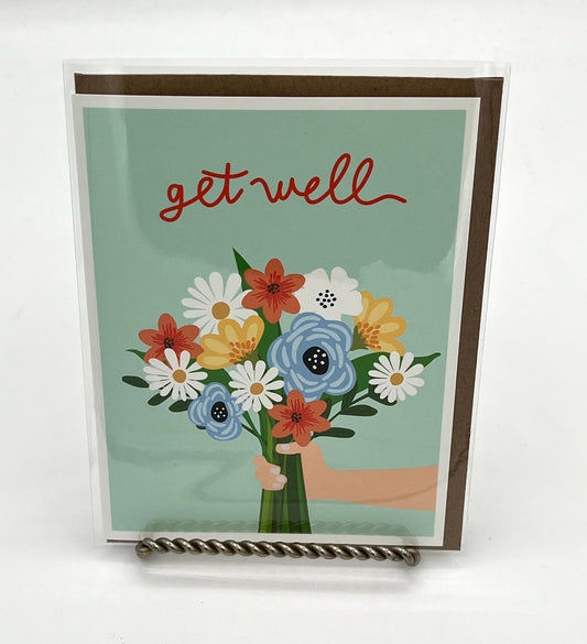 Get Well Bouquet Card