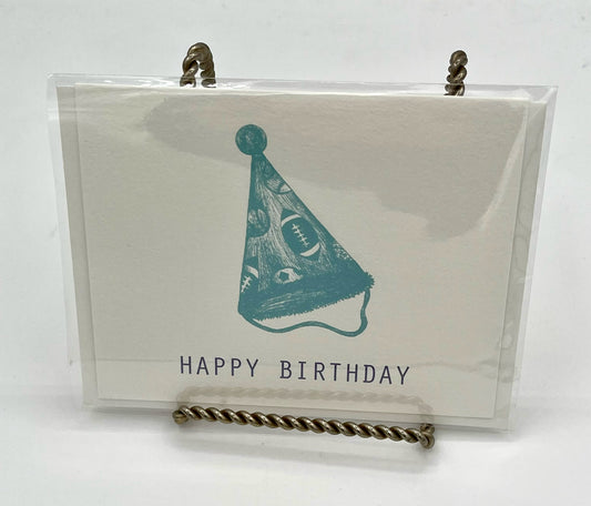 Sports Party Hat Birthday Card