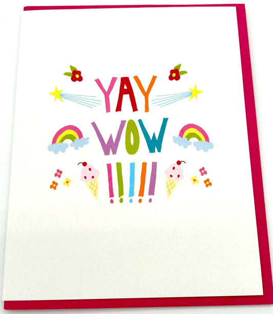 Yay Wow!! Congratulations Card