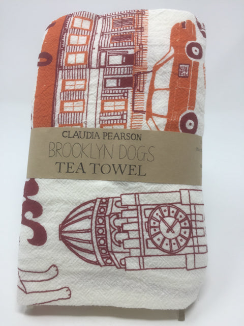 Brooklyn Dog Tea Towel