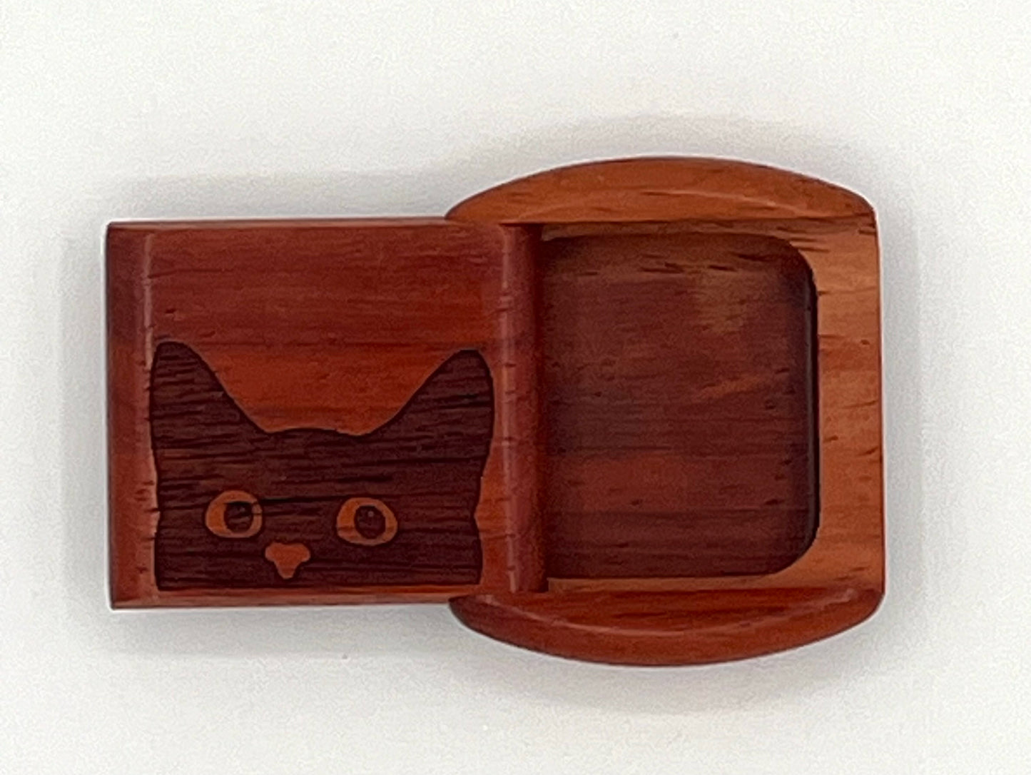 Padauk Yin Yang cat Box