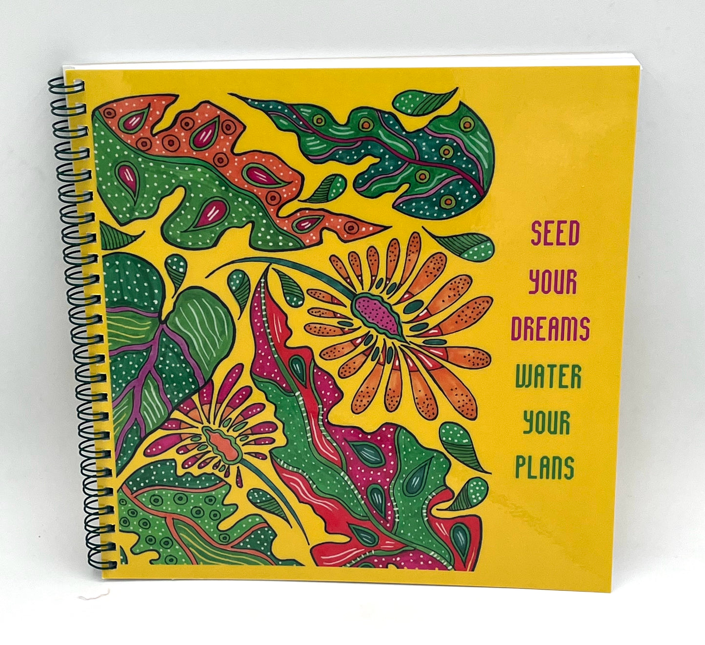 8 1/2" x 8 1/2" Sprial Bound Journal