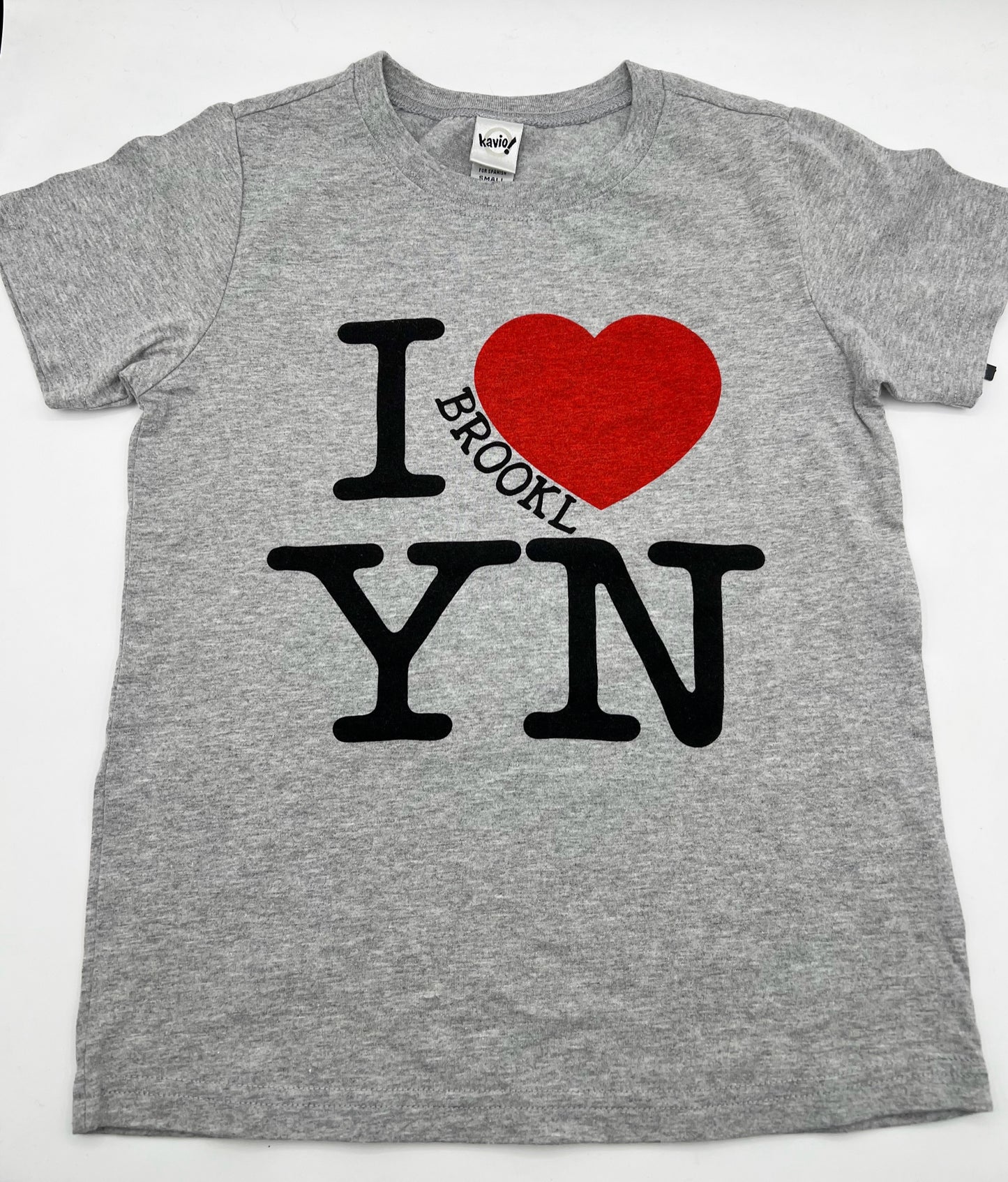 I <3 Brooklyn Gray T Youth M (10-12)