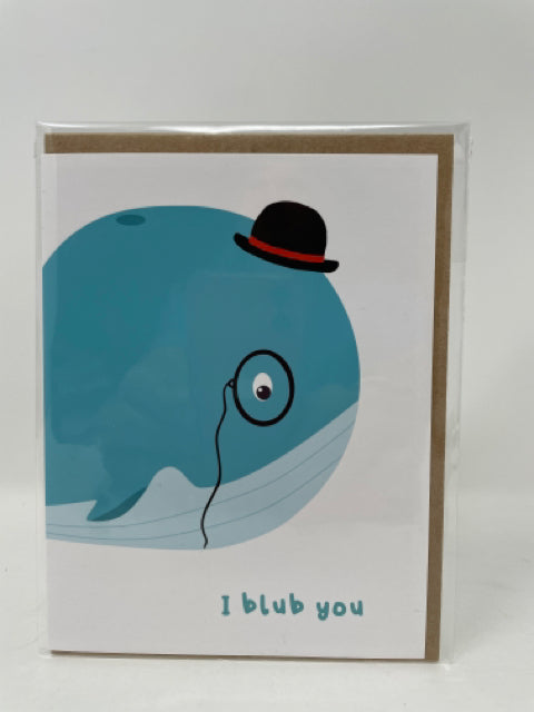 I Blub You Whale Card