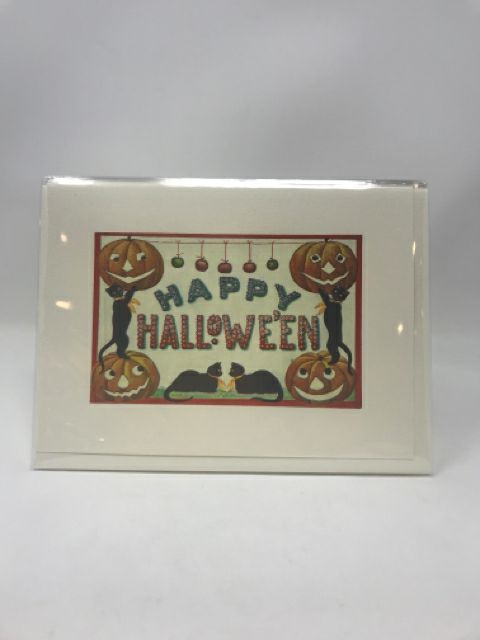 Halloween Cats In Neckerchief Card