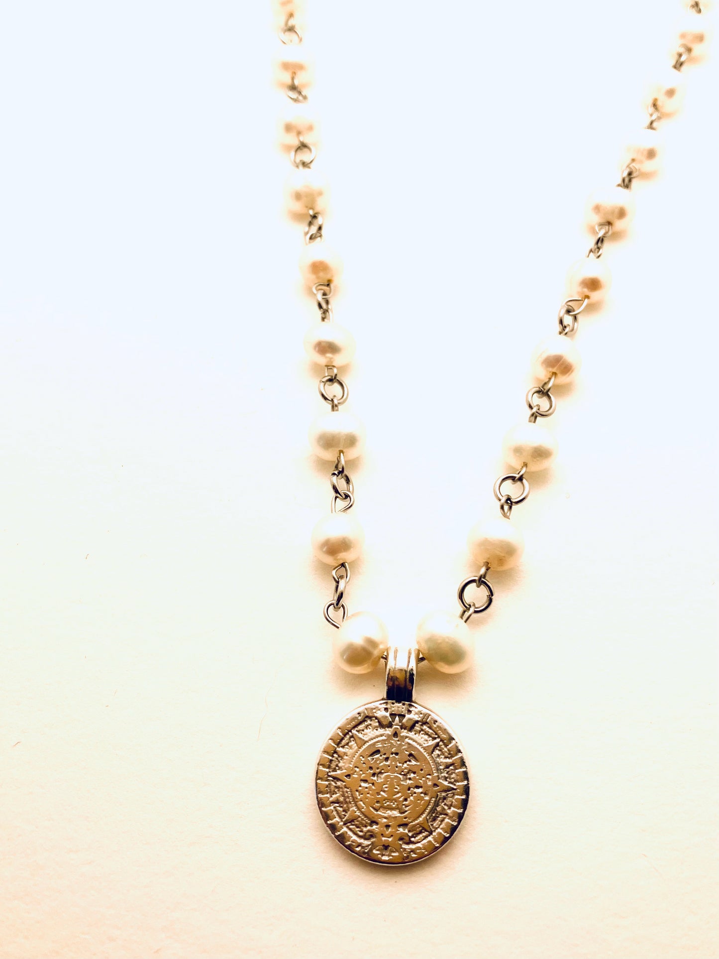 Pearl Coin Necklace