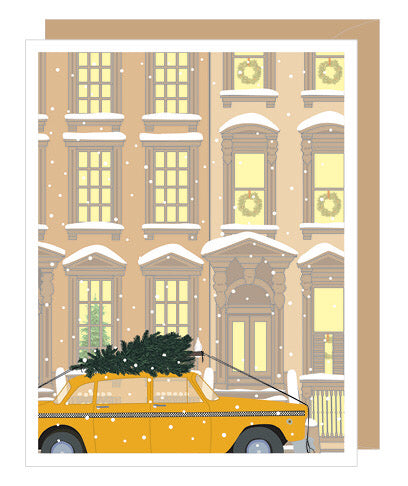 Holiday Taxi and Brownstones Boxed Cards