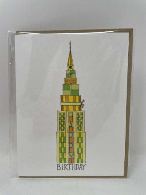 Skyscraper Birthday Card