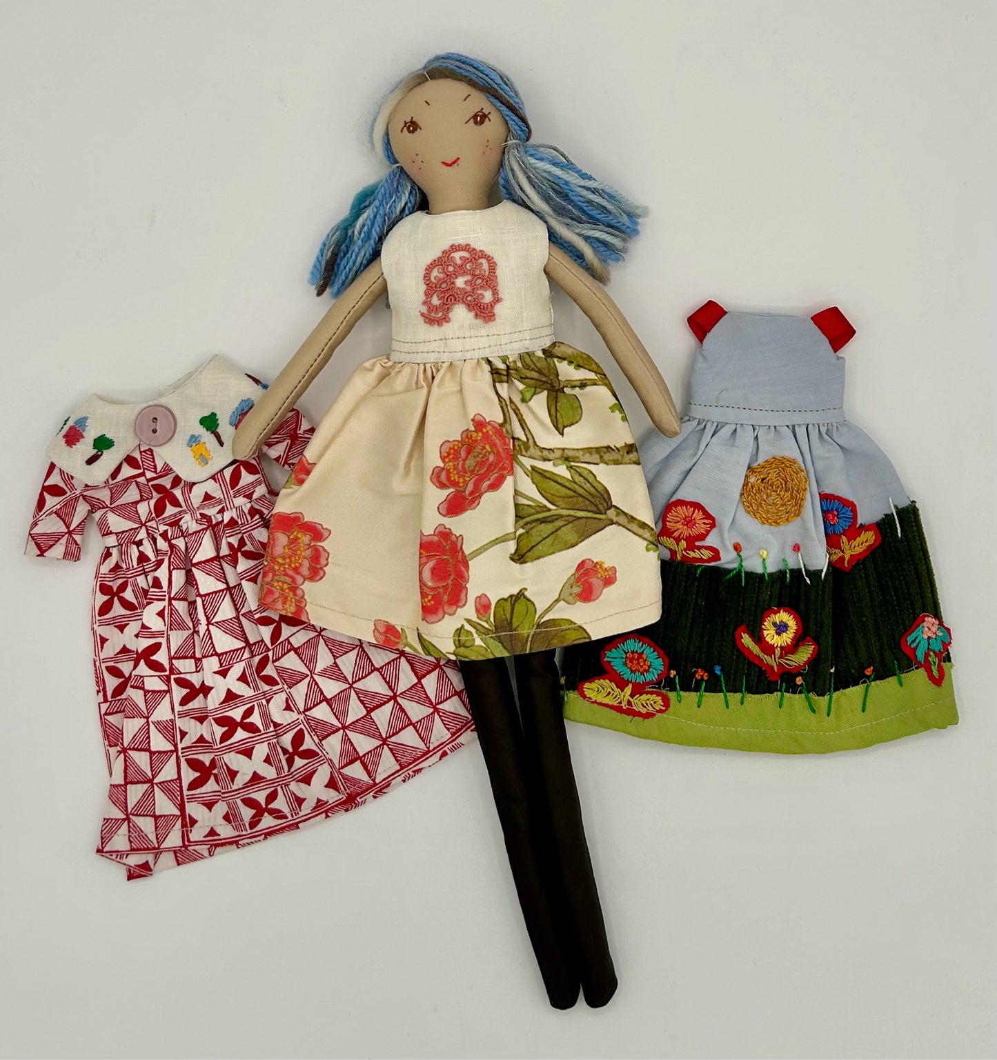 13" Dress Up Doll with Three Outfits