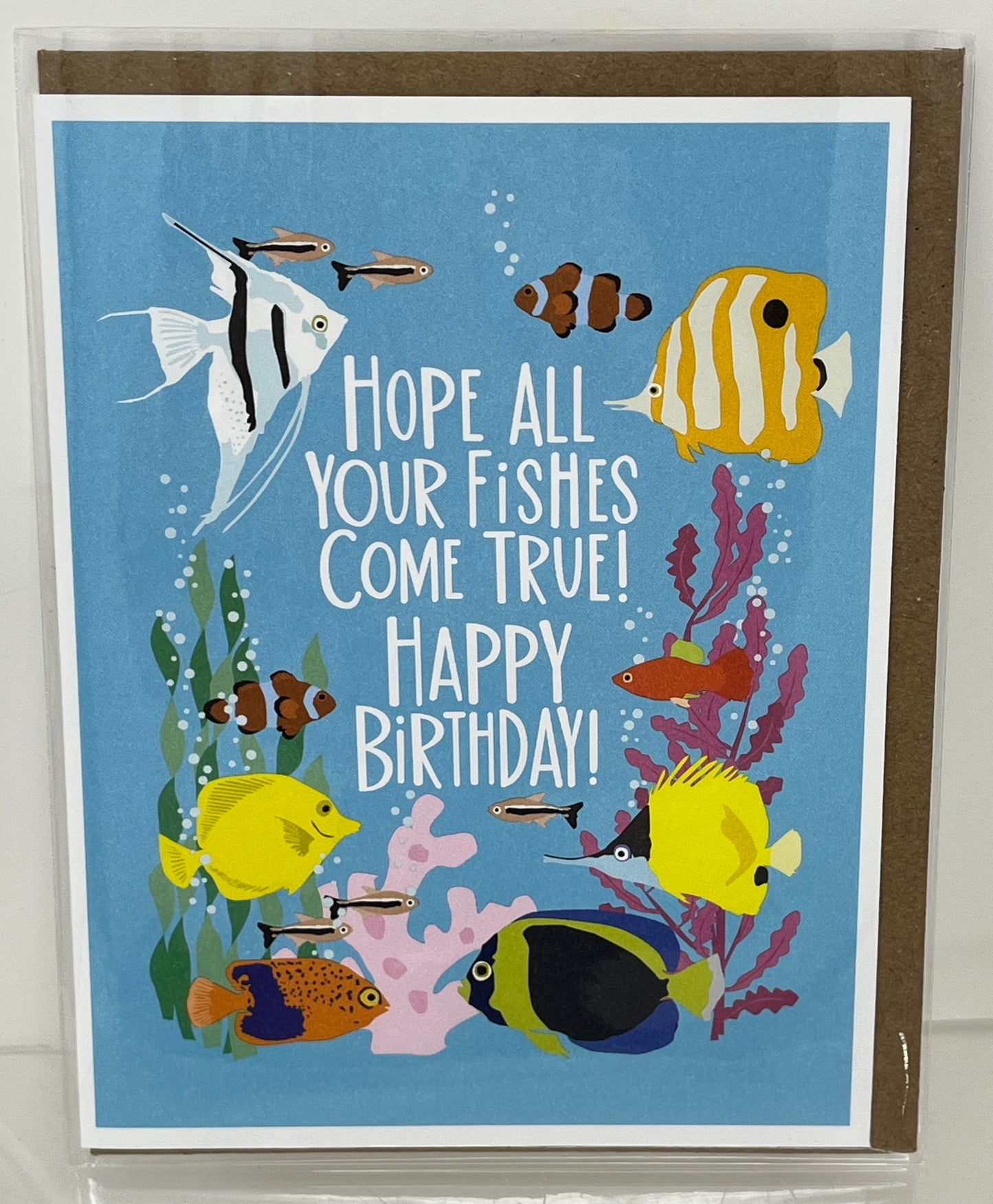 Fishtank Birthday Card